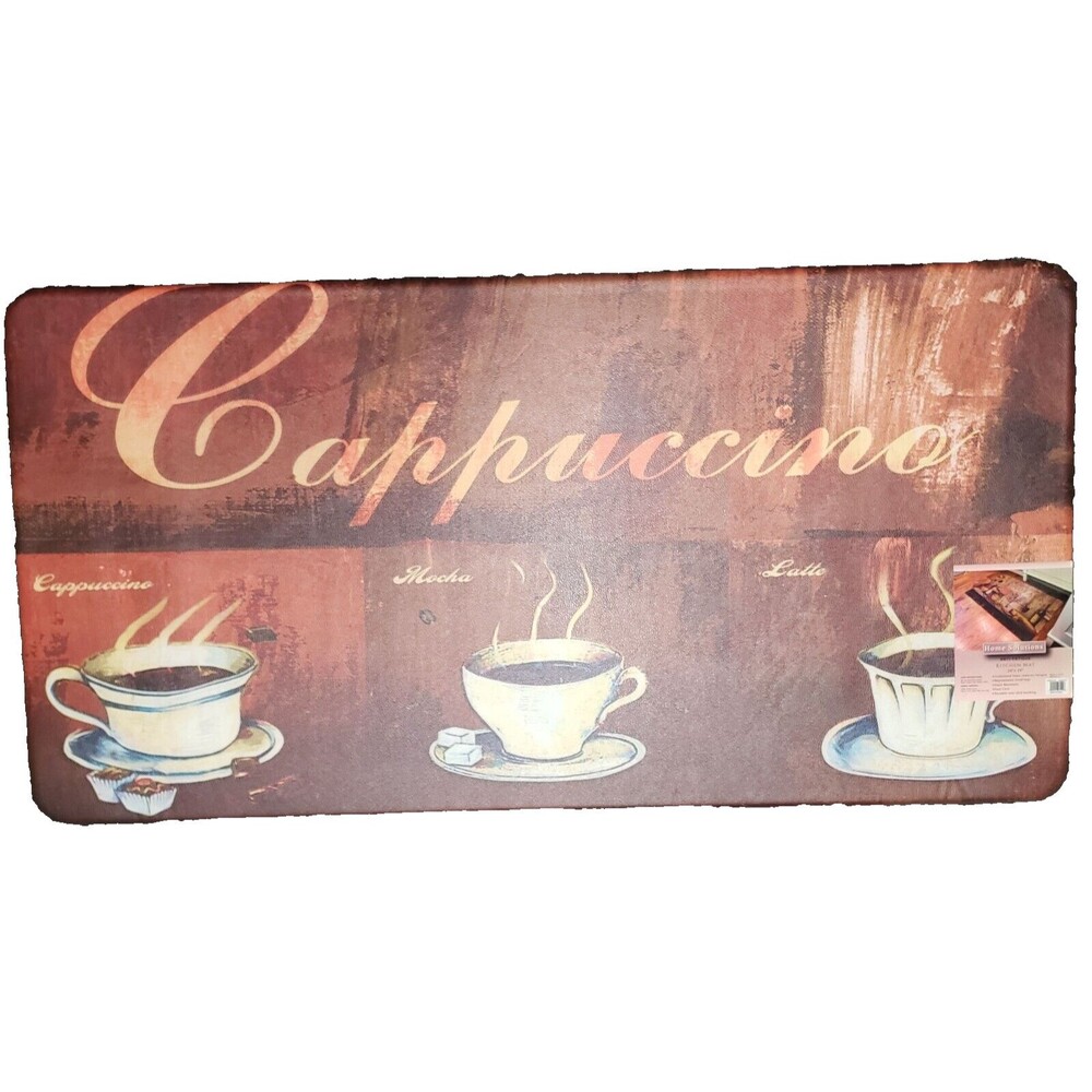 X-Long Anti-Fatigue PVC Floor Mat/Runner (20"x39") COFFEE TYPES, Home Solutions